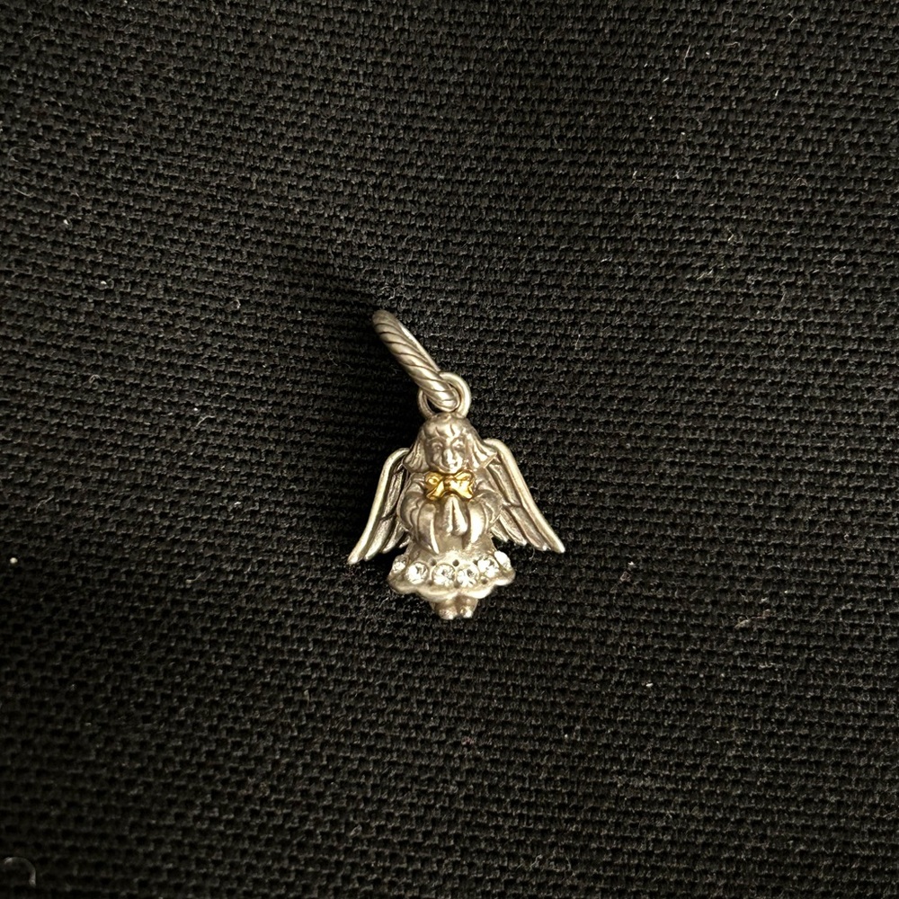 Brighton Prayer Angel Charm - Holiday Charm